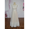 Champagne Full-Length Wedding Dress A-Line